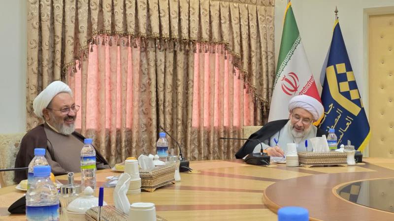دیدار مدیر کل موسسه تنظیم و نشر آثار امام خمینی(س) قم با رییس جامعه المصطفی العالمیه